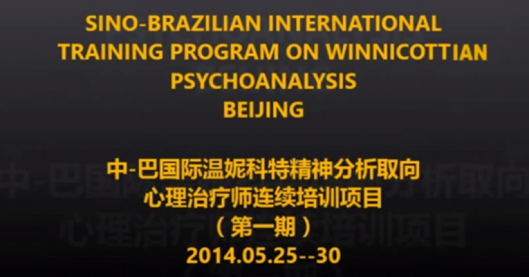 Sino-Brazilian Trainning Course in Winnicottian Psychoanalysis in Beijing